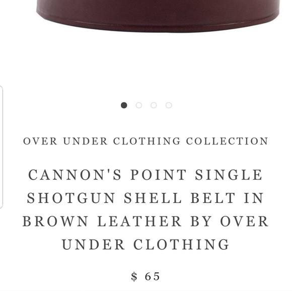 Over Under Canon Point Single Shotgun Shell Belt - Picture 7 of 8